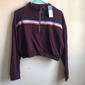 NWT Wild Fable cropped retro sweatshirt